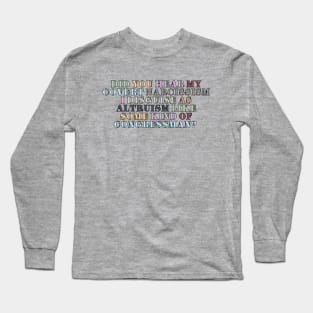 Covert Narcissism Long Sleeve T-Shirt